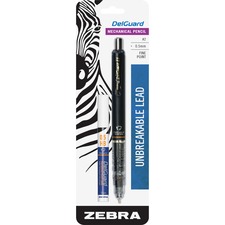 Zebra ZEB 58611 Pen Delguard Mechanical Pencil - 2hb Lead - 0.5 Mm Lea