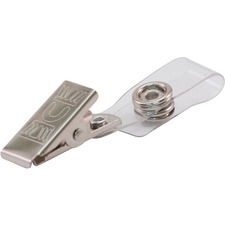 Advantus AVT 97302 Advantus Id Badge Clip Adapters - Metal, Vinyl - 25