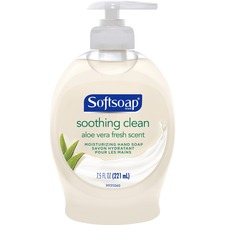 Colgate US04968A Softsoap Liquid Hand Soap Pump - Soothing Aloe Vera -