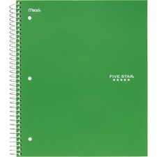 Acco MEA 72079 Five Star Wirebound College Rule 5 - Subject Notebook -