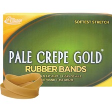 Alliance ALL 20825 20825 Pale Crepe Gold Rubber Bands - Size 82 - Appr