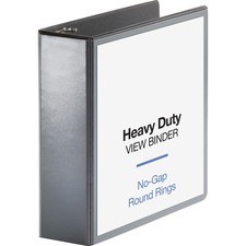 Business BSN 19750 Heavy-duty View Binder - 3 Binder Capacity - Letter