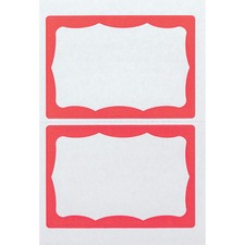 Advantus AVT 97189 Advantus Color Border Adhesive Name Badges - 2 58 H