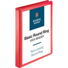 Business BSN 09966 Round Ring Binder - 1 Binder Capacity - Round Ring 