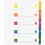 Business BSN 21908 Color-coded Table Of Contentstabs Index Dividers - 