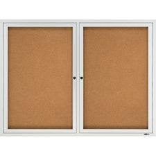 Acco QRT 2124 Quartet Enclosed Cork Bulletin Board For Outdoor Use - 3