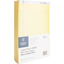 Business BSN 63106 Micro - Perforated Legal Ruled Pads - Legal - 50 Sh