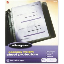 Acco WLJ 21420 Wilson Jones Economy Weight Top-loading Sheet Protector