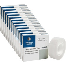 Business BSN 32949PK All-purpose Transparent Tape - 36 Yd Length X 0.7