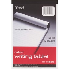 Acco MEA 70102 Mead Ruled Writing Tablet - 100 Sheets - Ruled - 20 Lb 