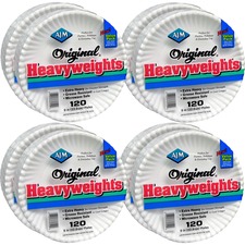 Ajm AJM OH9AJBXWHCT Ajm Heavyweight Paper Plates - - Paper Plate - Ser