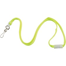 Advantus AVT 97589 Advantus Neon Breakaway Lanyard - 12  Pack - 0.5 Wi