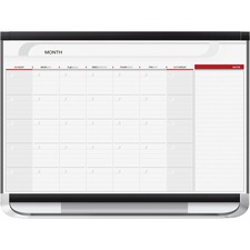 Acco QRT CP32P2 Quartet Prestige 2 Magnetic Monthly Calendar Board - M