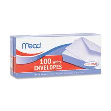 Acco MEA 75064 Mead Plain White Envelopes - Business - 10 - Gummed - 1