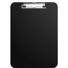 Business BSN 49269 Shatterproof Clipboard - 8 12 X 11 - Plastic - Blac