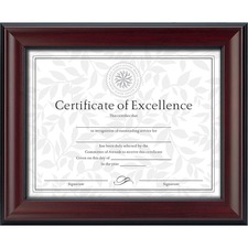 Burnes DAX N3246N1T Dax Rosewood Document Frame - 8.50 X 11 Frame Size