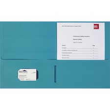 Business BSN 78555 Letter Portfolio - 8 12 X 11 - 125 Sheet Capacity -