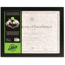 Burnes DAX 1826H3T Dax Certificate Frame - 5 X 7 Frame Size - Holds 5 