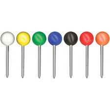 Advantus GEM MTA250 Gem Office Products Round Head Map Tacks - 0.18 He