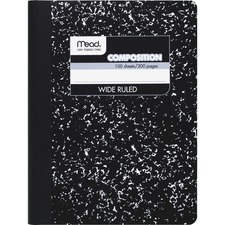 Acco MEA 09910 Mead Square Deal Composition Book - 100 Sheets - Sewn -