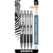 Zebra ZEB 41314 Pen 0.7mm Retractable Gel Pen - 0.7 Mm Pen Point Size 