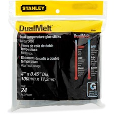 Amax BOS GS20DT Stanley Dual Temperature Glue Sticks - 11.20 Oz - 24  