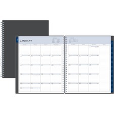 Blue BLS 100011 Passages Monthly Planner - Monthly - 1 Year - January 