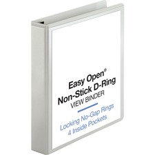 Business BSN 26957 Locking D-ring View Binder - 1 12 Binder Capacity -