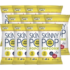 Amplify PCN 00443 Skinnypop White Cheddar Popcorn - Preservative-free,