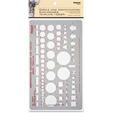 Chartpak/pickett CHA 1002PI Chartpak Circleidentification Template - C