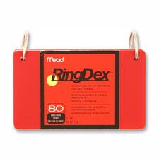 Acco MEA 63072 Mead Index Card Ringdex - 5 Divider Width X 3 Divider L