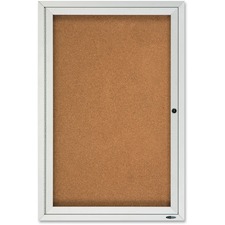 Acco QRT 2121 Quartet Enclosed Cork Bulletin Board For Outdoor Use - 3