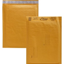 Alliance ALL 10804 Kraft Bubble Mailers - Bubble - 2 - 8 12 Width X 12