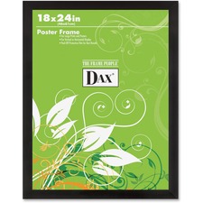 Burnes DAX 2863W2X Dax Ebony Wood Poster Frame - Holds 18 X 24 Insert 