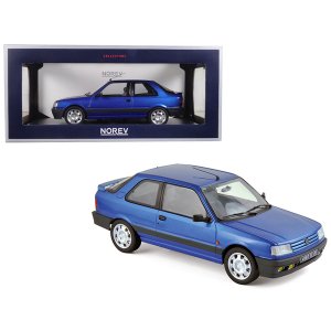 Norev 184881 1991 Peugeot 309 Gti 16 Miami Blue Metallic 118 Diecast M