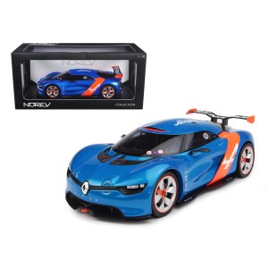 Norev 185147 2012 Renault Alpine A110-50 Blue Metallic With Orange Acc