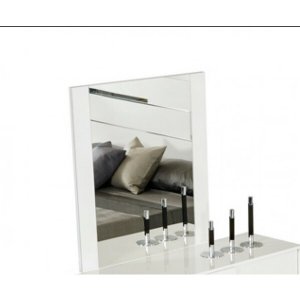 Homeroots.co 282549 41 White Mdf And Glass Mirror