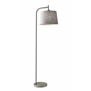 Homeroots.co 372663 Arc Steel Metal Floor Lamp  With Soft Contemporary