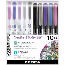 Zebra ZEB 10015 Pen Sarasa Pensmildliner Creative Starter Kit - Needle