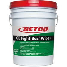 Betco BET 3920500 Betco Ge Fight Bac Disinfectant Wipes - Wipe - 11 Wi