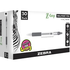 Zebra ZEB 25130 Pen Z-grip 0.7mm Retractable Ballpoint Pen - 0.7 Mm Pe