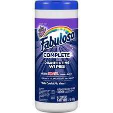 Colgate CPC 06488 Fabuloso Disinfecting Wipes - Wipe - Soothing Lavend