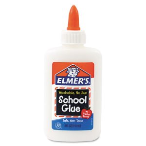 Elmers EPI E301 Elmer's Washable School Glue - 1.25 Oz - 1 Each - Whit