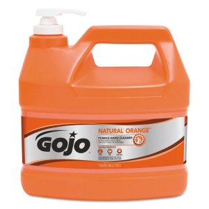 Gojo 0955-04 Reg; Natural Orange Pumice Hand Cleaner - Citrus Scent - 