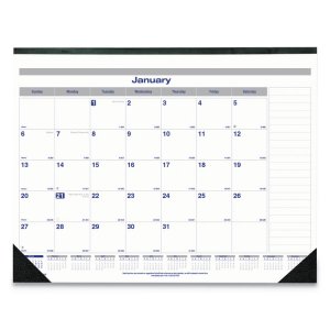 Rediform C177847 Desk Pad,monthly,wh