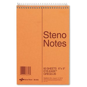 Rediform 36646 Pad,steno,gregg,60 Sh,gn