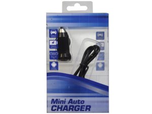 Bulk CA651 Galaxy Wireless Black Micro Usb Car Charger