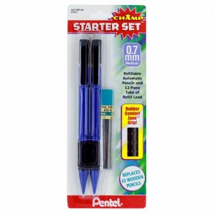 Pentel A27CBP-K6 2-pack  Champ Mechanical Pencil 0.7mm Refillable Star