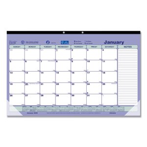 Rediform C1731V Desk Pad,monthly