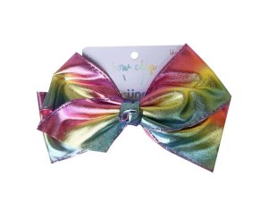 Bulk DB430 Scunci Jumbo Metallic Bow Salon Clip